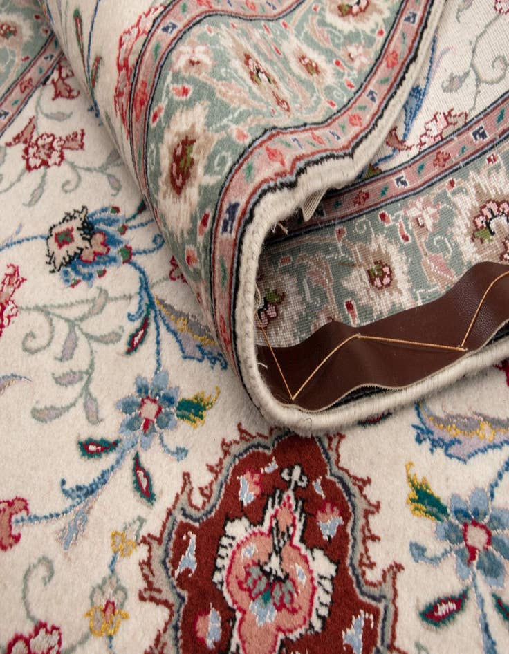 Detail image of  2' 7 x 19' 4  Hand Knotted Tabriz Persian Runner Rug