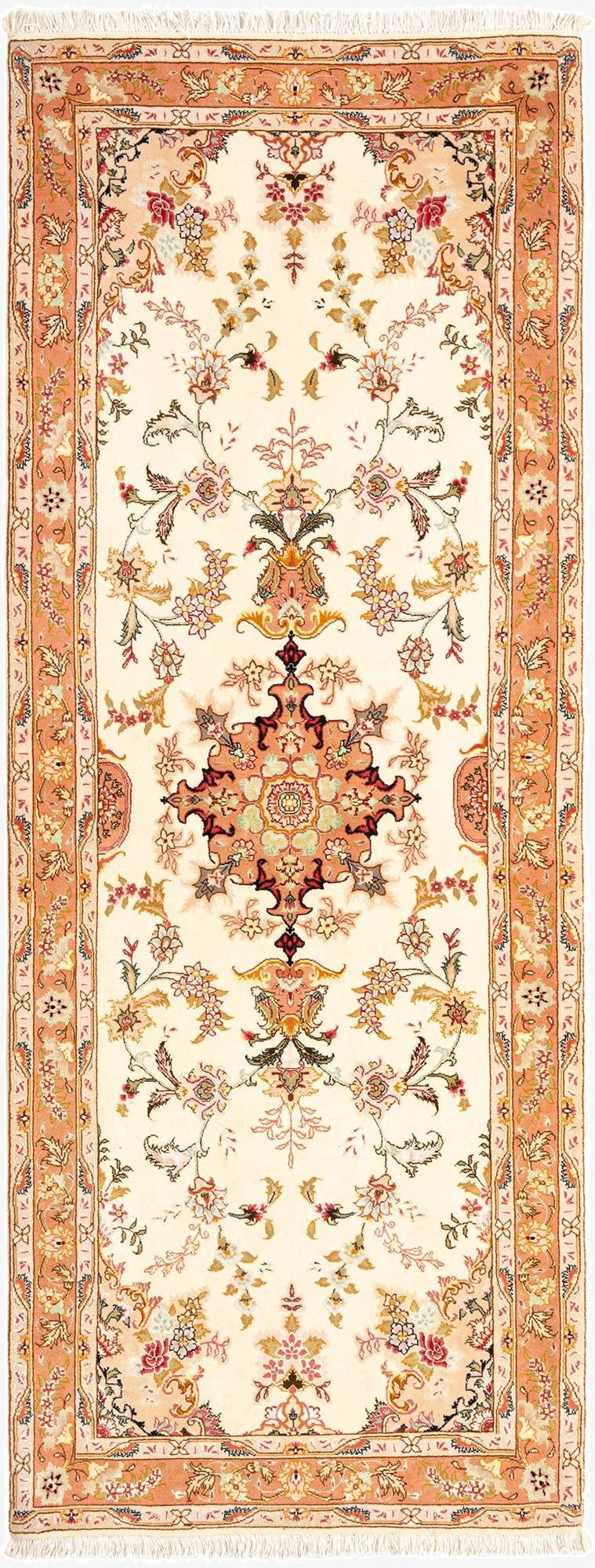  2' 7 x 6' 11 Tabriz Runner Rug