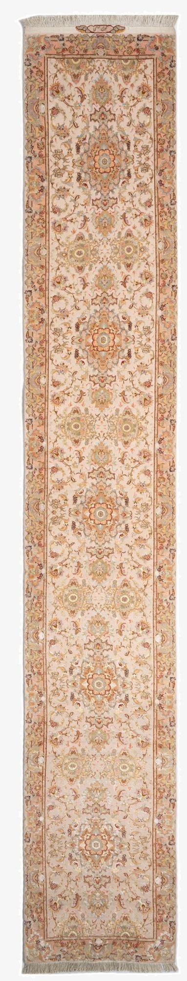  2' 8 x 15' 10 Tabriz Wool Runner Rug