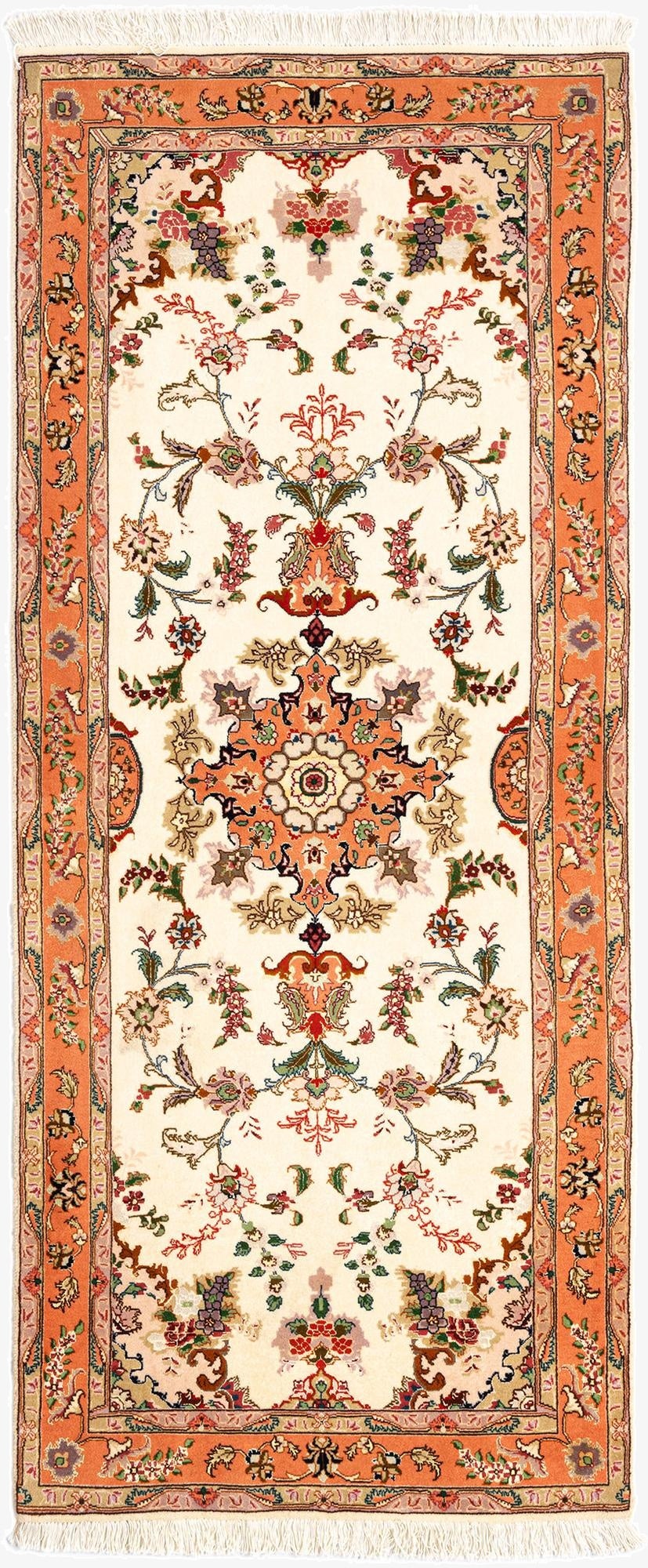  2' 7 x 6' 7 Tabriz Runner Rug