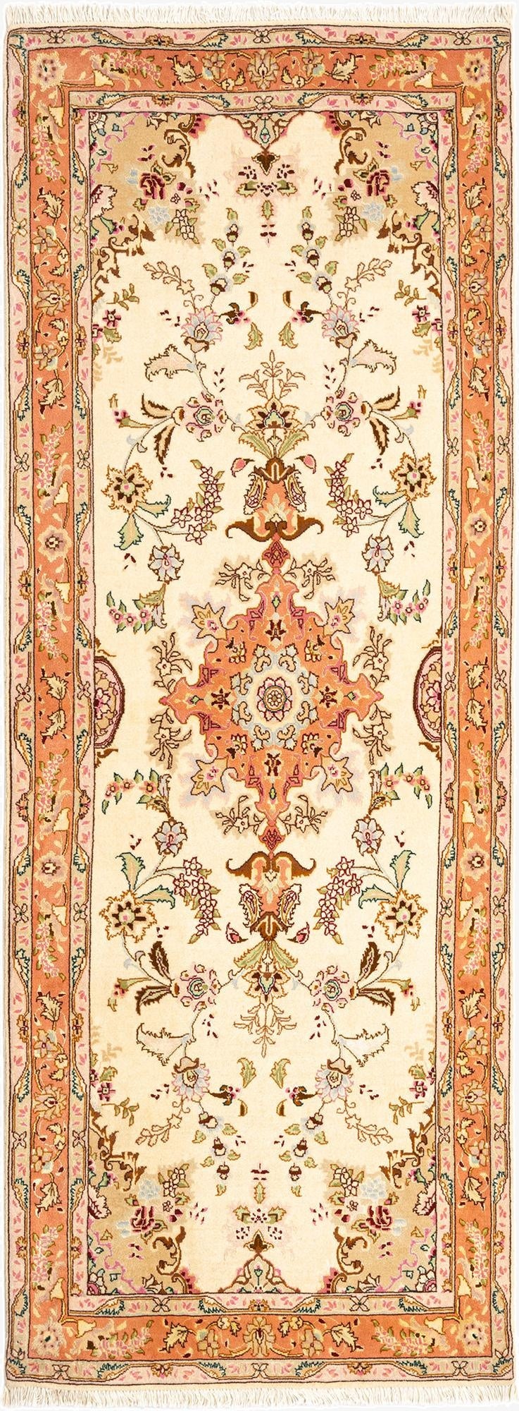  2' 8 x 7' Tabriz Runner Rug