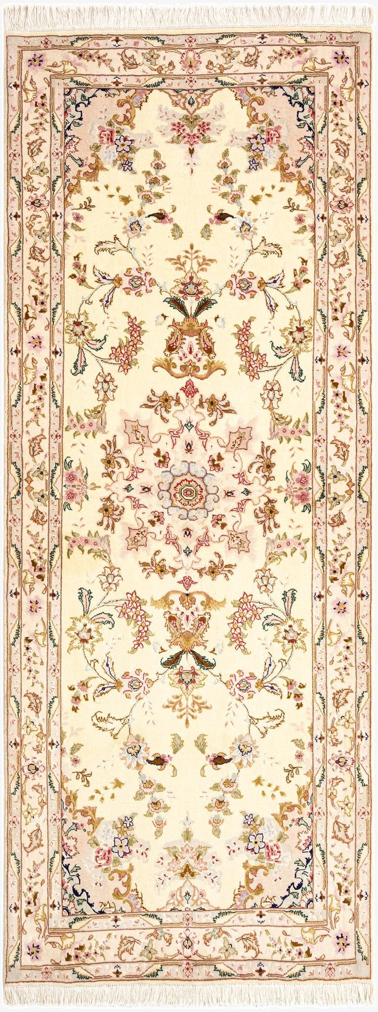  2' 9 x 7' 1 Tabriz Runner Rug