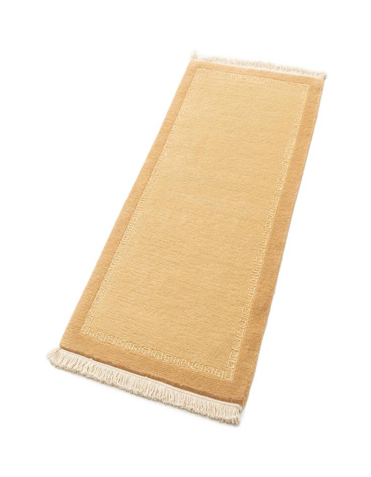 Detail image of  2' 4 x 4' 9  Hand Knotted Tibet Runner Rug