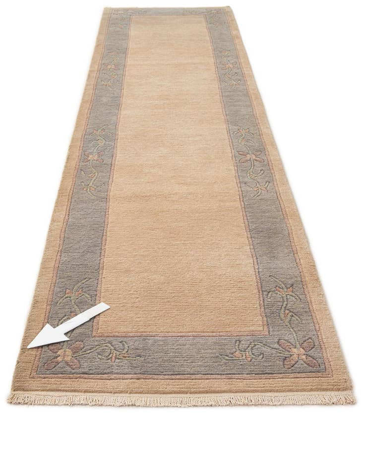 Detail image of  2' 7 x 11' 3  Hand Knotted Tibet Wool Runner Rug