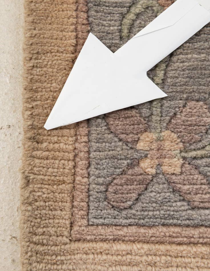 Detail image of  2' 7 x 11' 3  Hand Knotted Tibet Wool Runner Rug