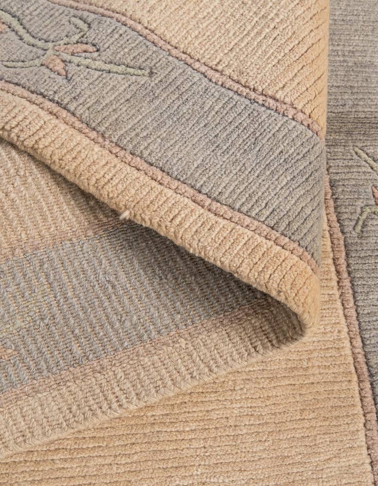 Detail image of  2' 7 x 11' 3  Hand Knotted Tibet Wool Runner Rug