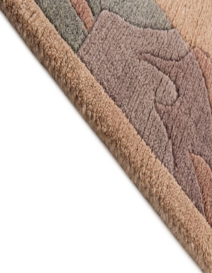 Detail image of  2' 7 x 10' 10  Hand Knotted Tibet Wool Runner Rug