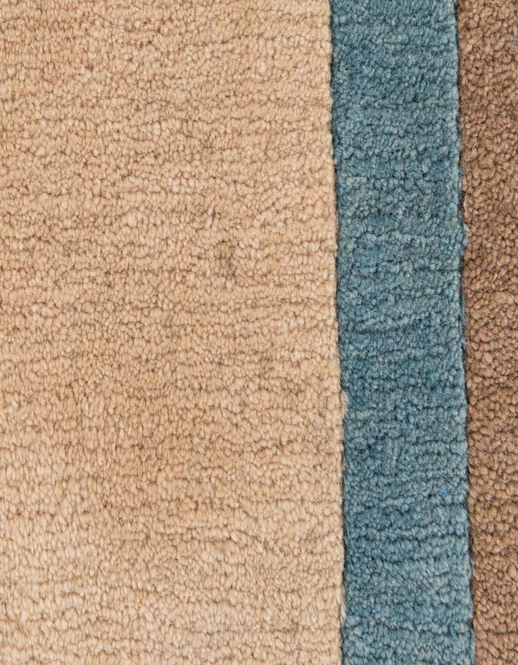 Detail image of  2' 5 x 4' 8  Hand Knotted Tibet Wool Runner Rug