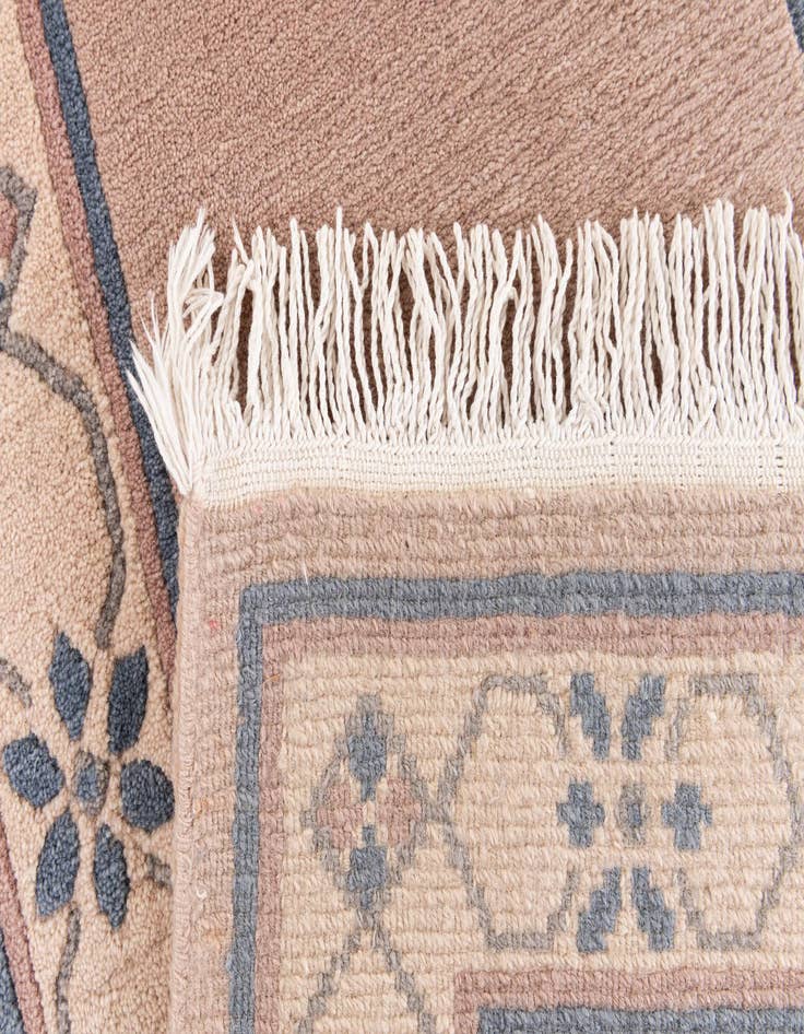 Detail image of  2' 5 x 4' 8  Hand Knotted Tibet Wool Runner Rug