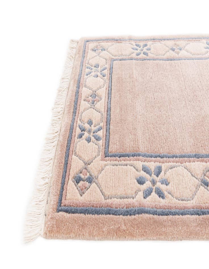 Detail image of  2' 5 x 4' 8  Hand Knotted Tibet Wool Runner Rug