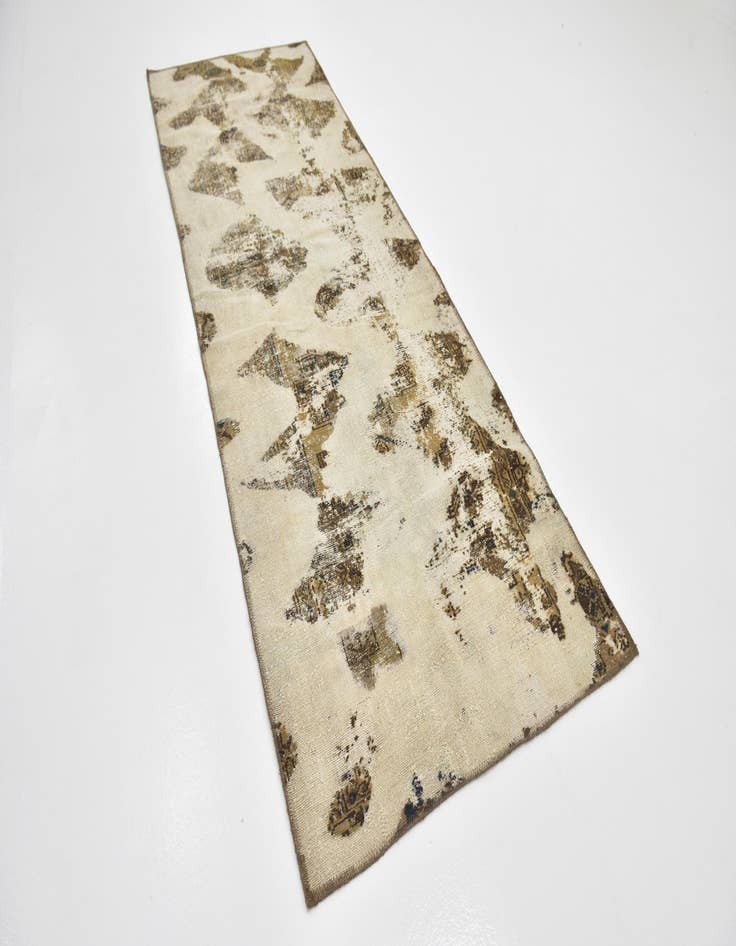 Detail image of  3' 2 x 8' 10  Hand Knotted Ultra Vintage Persian Wool Runner Rug