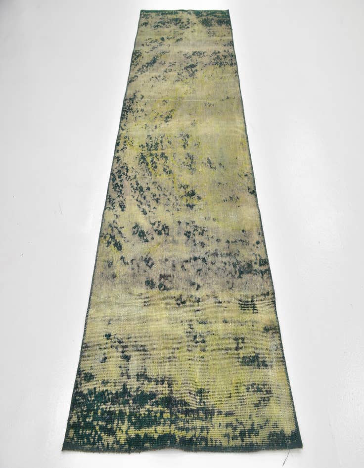 Detail image of  3' 3 x 9' 2  Hand Knotted Ultra Vintage Persian Wool Runner Rug