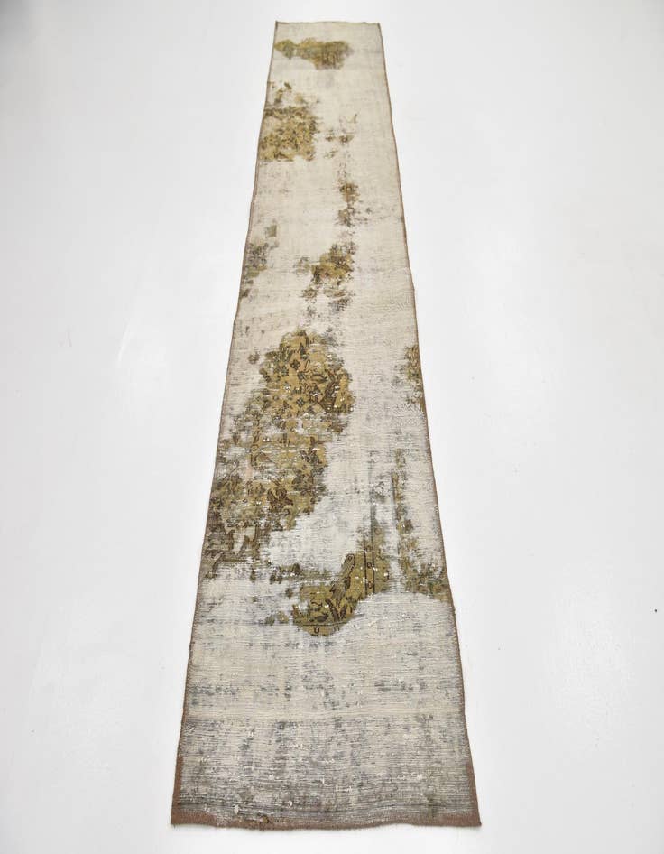 Detail image of  2' 6 x 10' 2  Hand Knotted Ultra Vintage Persian Wool Runner Rug