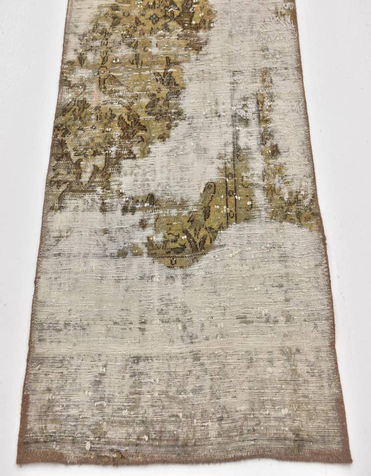 Detail image of  2' 6 x 10' 2  Hand Knotted Ultra Vintage Persian Wool Runner Rug