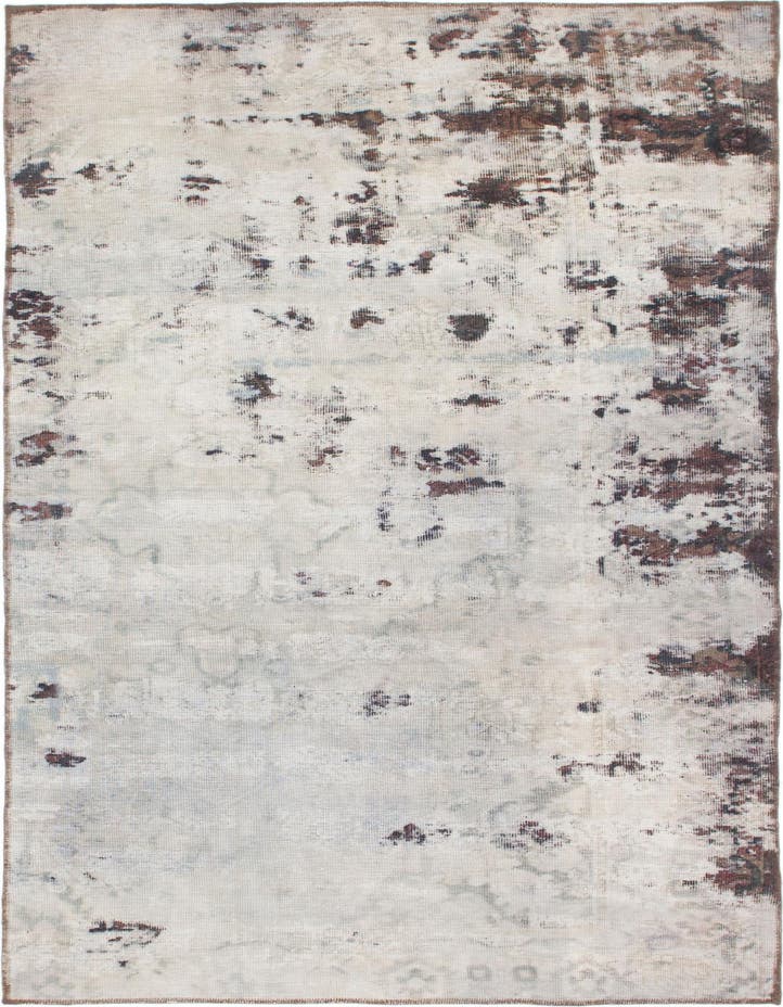  4' 5 x 9'  Hand Knotted Ultra Vintage Persian W...