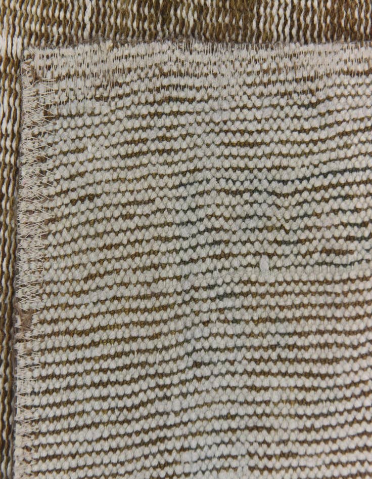 Detail image of  3' 2 x 7' 2  Hand Knotted Ultra Vintage Persian Wool Runner Rug