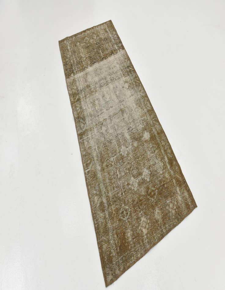 Detail image of  3' 2 x 7' 2  Hand Knotted Ultra Vintage Persian Wool Runner Rug