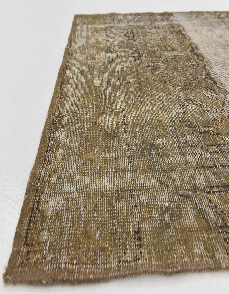 Detail image of  3' 2 x 7' 2  Hand Knotted Ultra Vintage Persian Wool Runner Rug