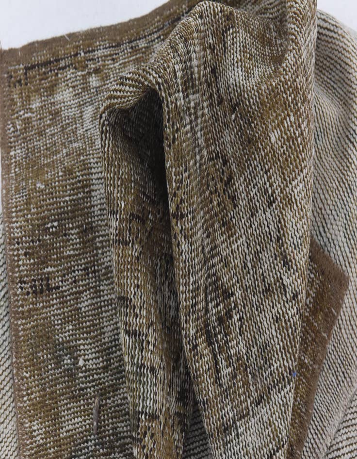 Detail image of  3' 2 x 7' 2  Hand Knotted Ultra Vintage Persian Wool Runner Rug