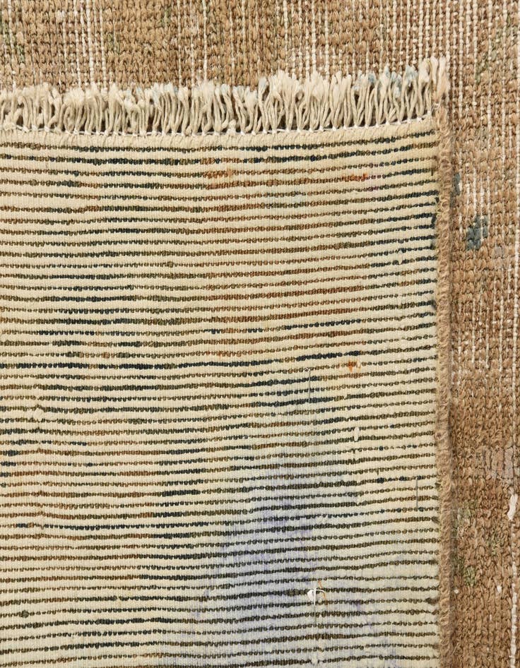 Detail image of  3' 7 x 8' 5  Hand Knotted Ultra Vintage Persian Wool Runner Rug