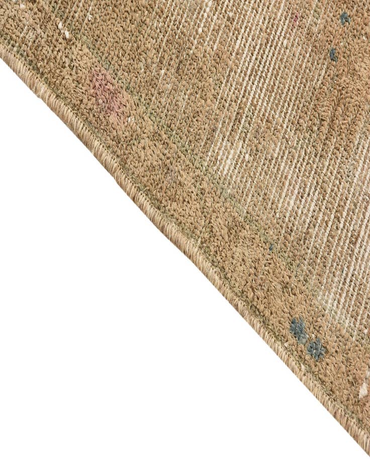 Detail image of  3' 7 x 8' 5  Hand Knotted Ultra Vintage Persian Wool Runner Rug