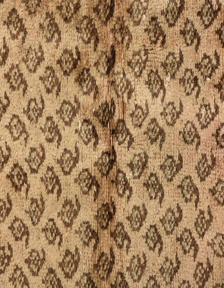 Detail image of  3' 5 x 9' 1  Hand Knotted Ultra Vintage Persian Wool Runner Rug