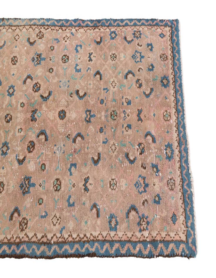 Detail image of  2' 4 x 8' 8  Hand Knotted Ultra Vintage Persian Wool Runner Rug