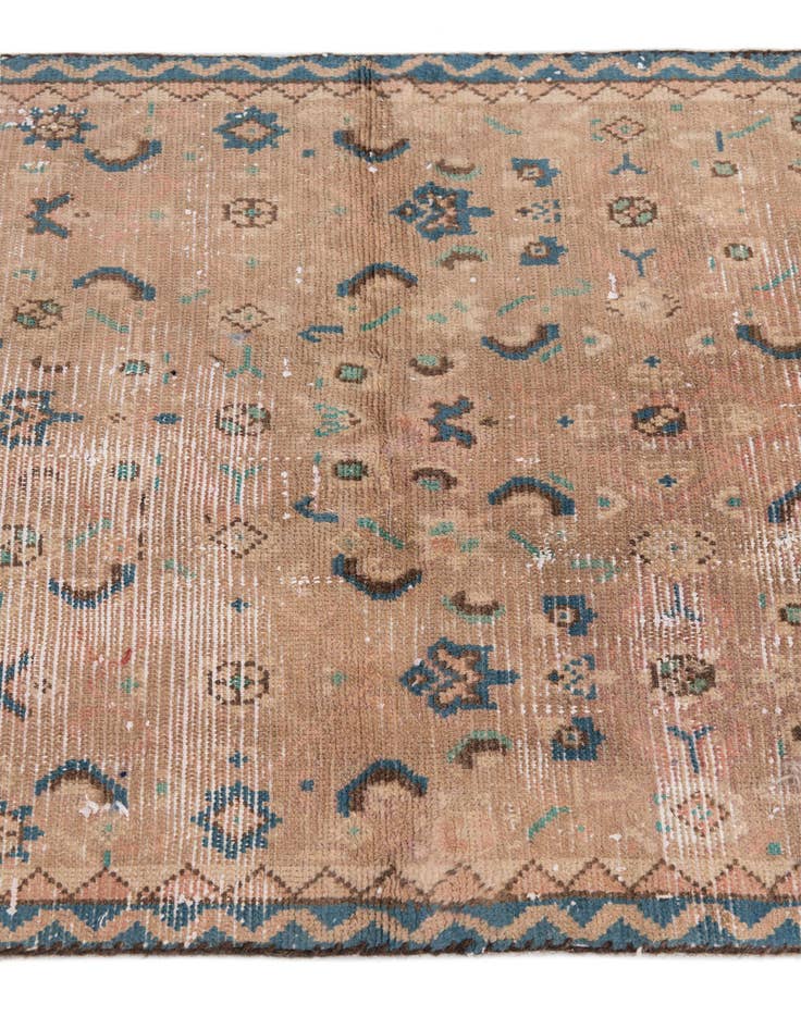 Detail image of  2' 4 x 8' 8  Hand Knotted Ultra Vintage Persian Wool Runner Rug