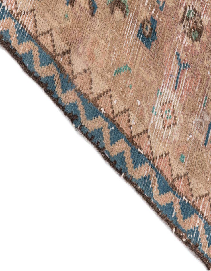 Detail image of  2' 4 x 8' 8  Hand Knotted Ultra Vintage Persian Wool Runner Rug