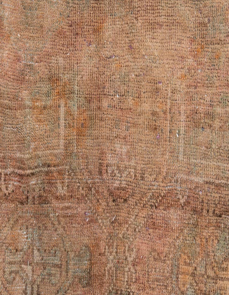 Detail image of  5' x 9' 10  Hand Knotted Ultra Vintage Persian Wool Runner Rug