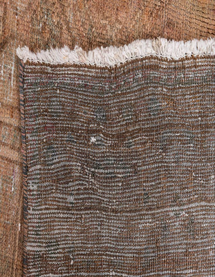 Detail image of  5' x 9' 10  Hand Knotted Ultra Vintage Persian Wool Runner Rug