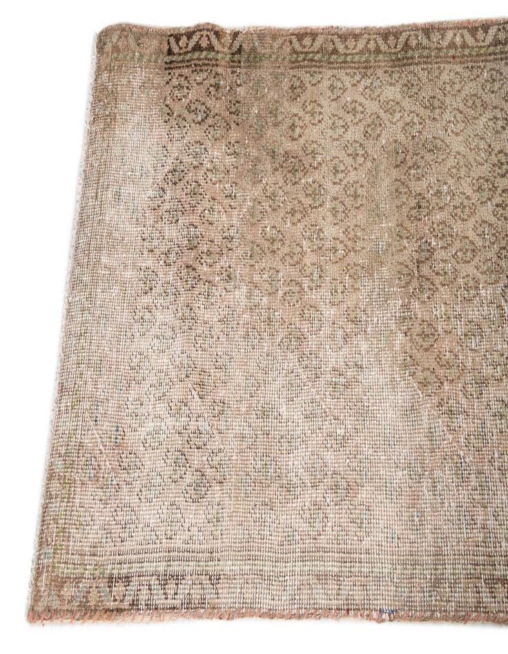 Detail image of  2' 4 x 9' 3  Hand Knotted Ultra Vintage Persian Wool Runner Rug