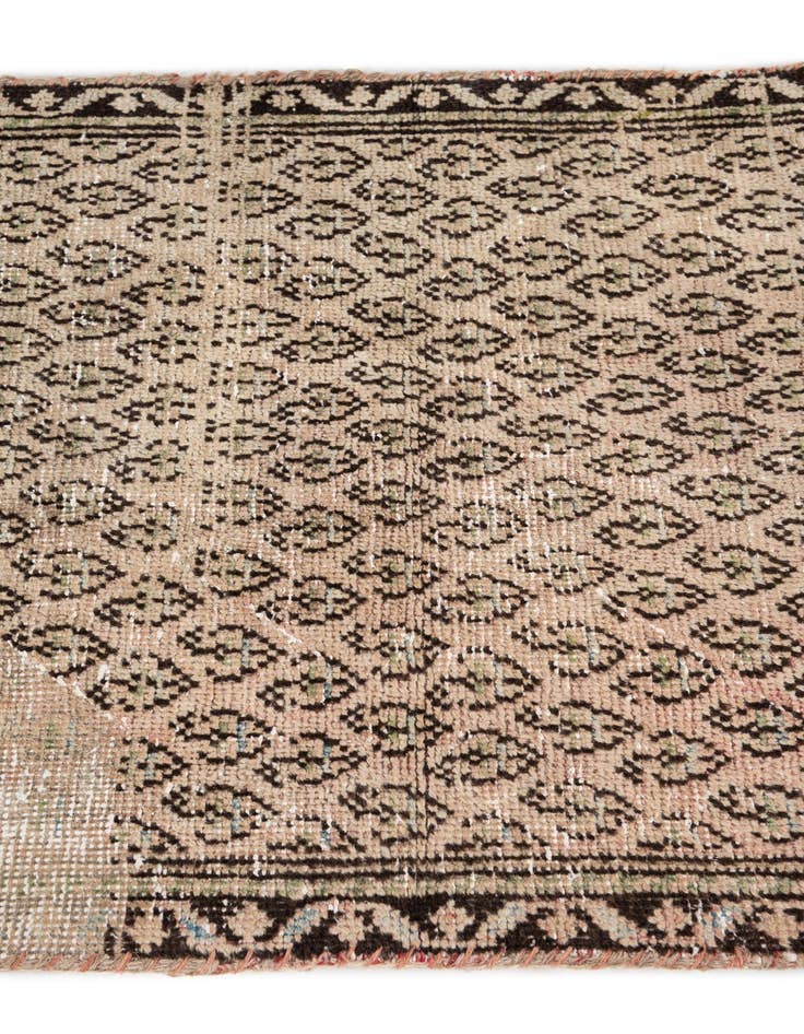 Detail image of  2' 4 x 9' 3  Hand Knotted Ultra Vintage Persian Wool Runner Rug