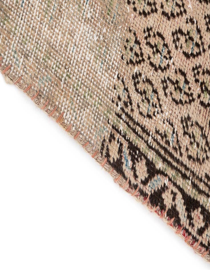 Detail image of  2' 4 x 9' 3  Hand Knotted Ultra Vintage Persian Wool Runner Rug