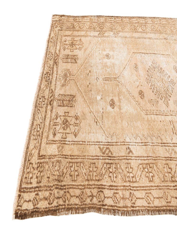 Detail image of  3' 4 x 9' 1  Hand Knotted Ultra Vintage Persian Wool Runner Rug