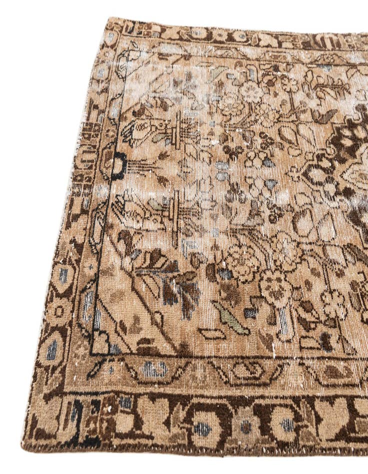 Detail image of  3' x 5' 10  Hand Knotted Ultra Vintage Persian Wool Runner Rug