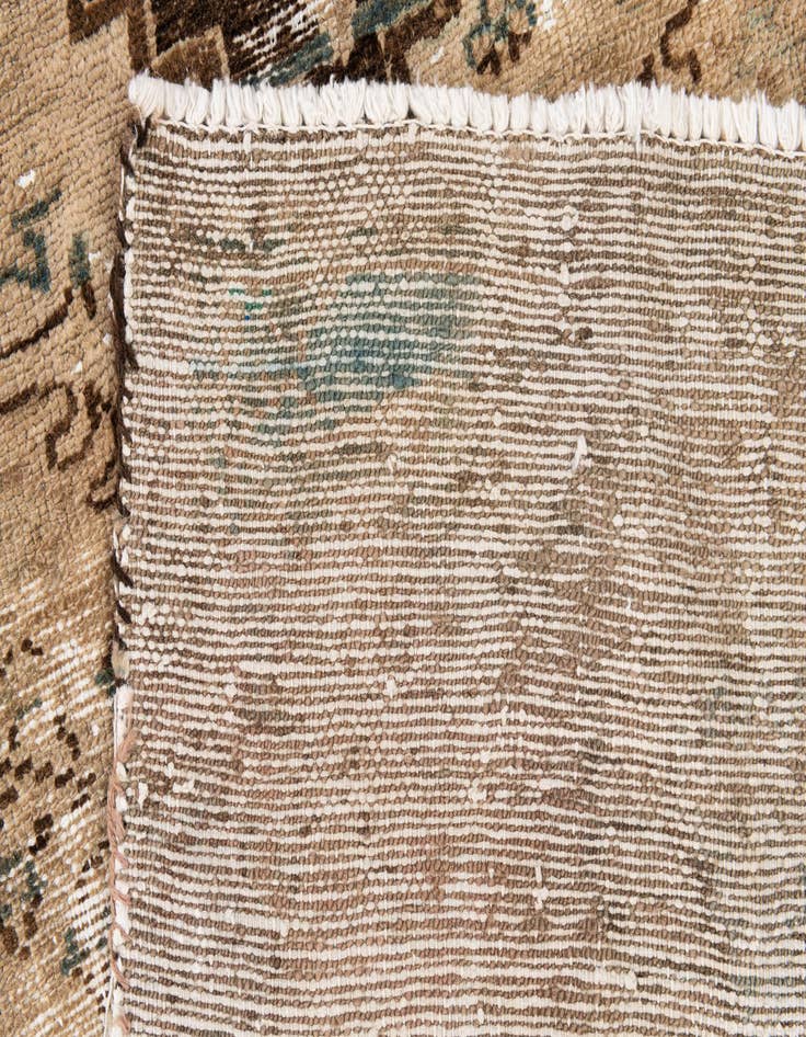 Detail image of  2' 5 x 9' 2  Hand Knotted Ultra Vintage Persian Wool Runner Rug