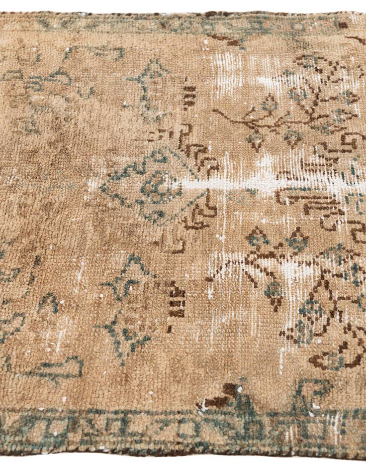 Detail image of  2' 5 x 9' 2  Hand Knotted Ultra Vintage Persian Wool Runner Rug
