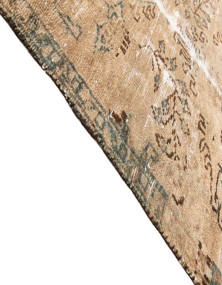 Detail image of  2' 5 x 9' 2  Hand Knotted Ultra Vintage Persian Wool Runner Rug