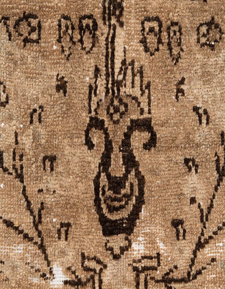 Detail image of  2' 5 x 9' 2  Hand Knotted Ultra Vintage Persian Wool Runner Rug