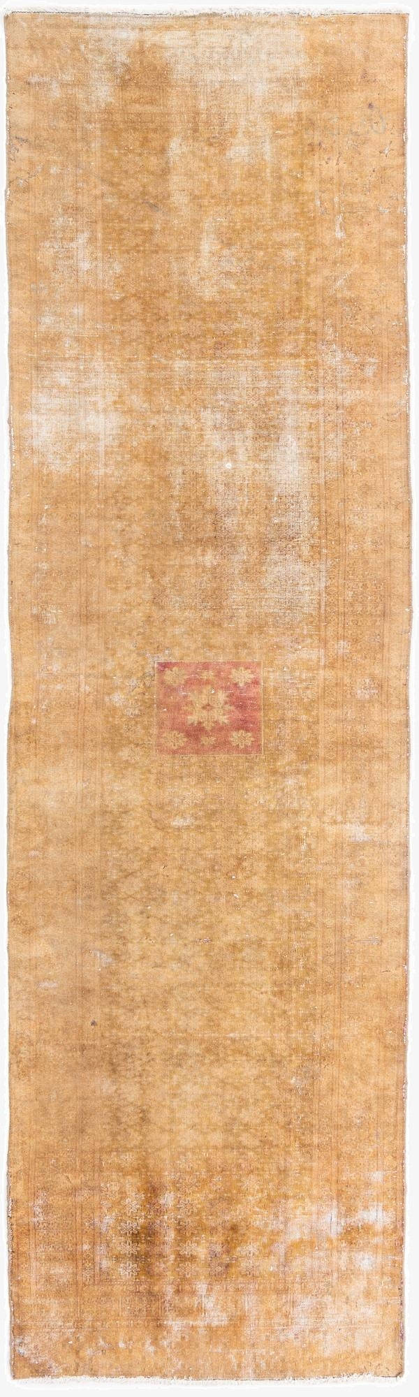  2' 6 x 8' 6  Hand Knotted Ultra Vintage Persian Wool Runner Rug