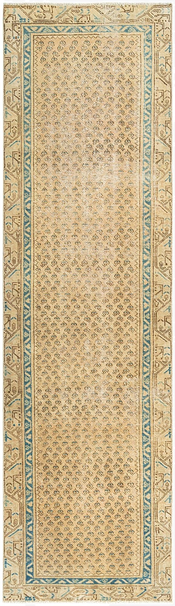  2' 9 x 9' 10 Vintage Runner Rug