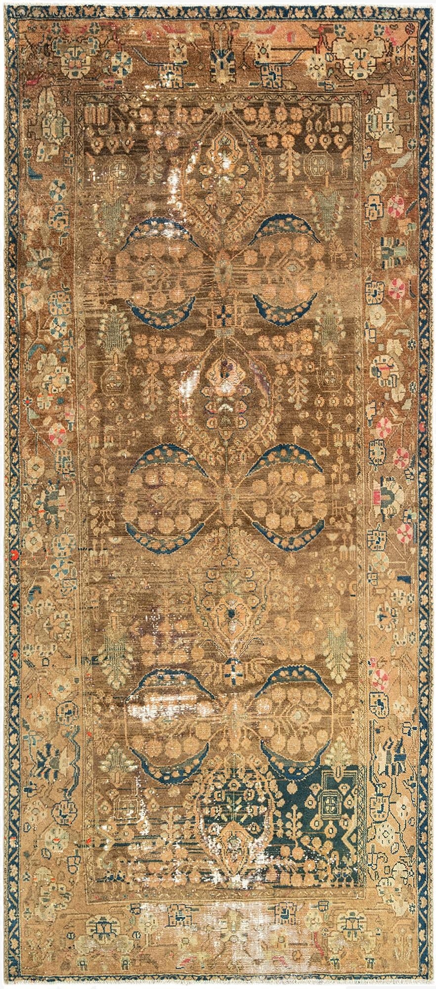  4' 10 x 11' 7 Vintage Runner Rug