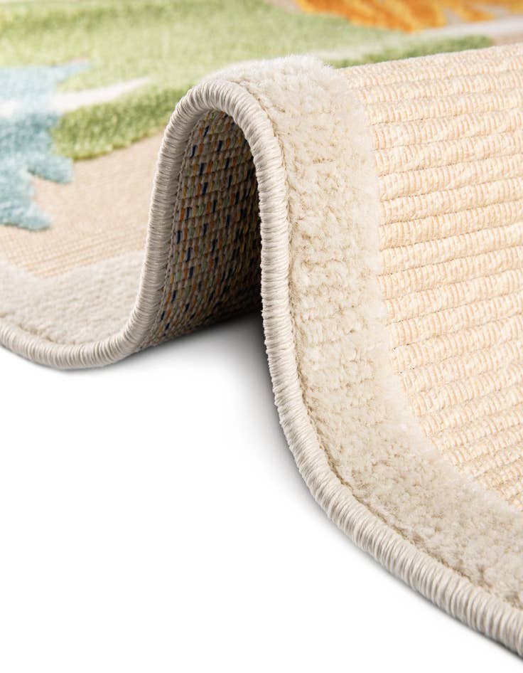 Detail image of  7' 10 x 7' 10  Washable Aruba Indoor / Outdoor Square Rug