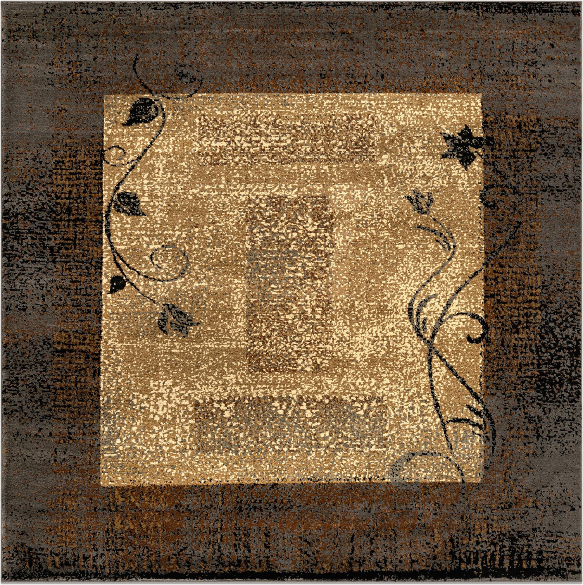  7' x 7' Cafe Square Rug