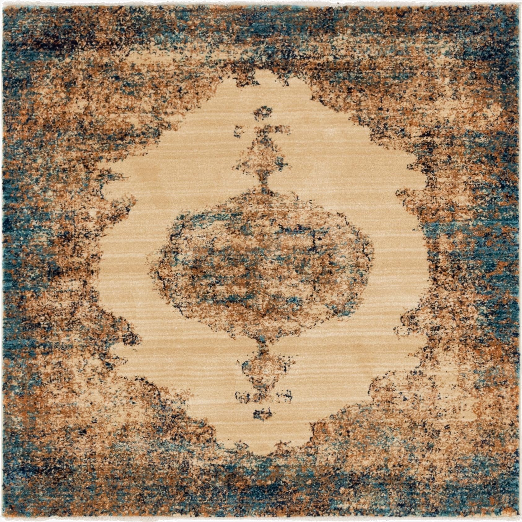 4' 5 x 4' 5 Charlestown Square Rug