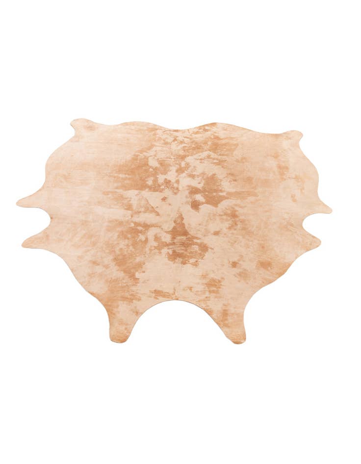 Detail image of  6' 2 x 6' 6 Cowhide Leather Square Rug