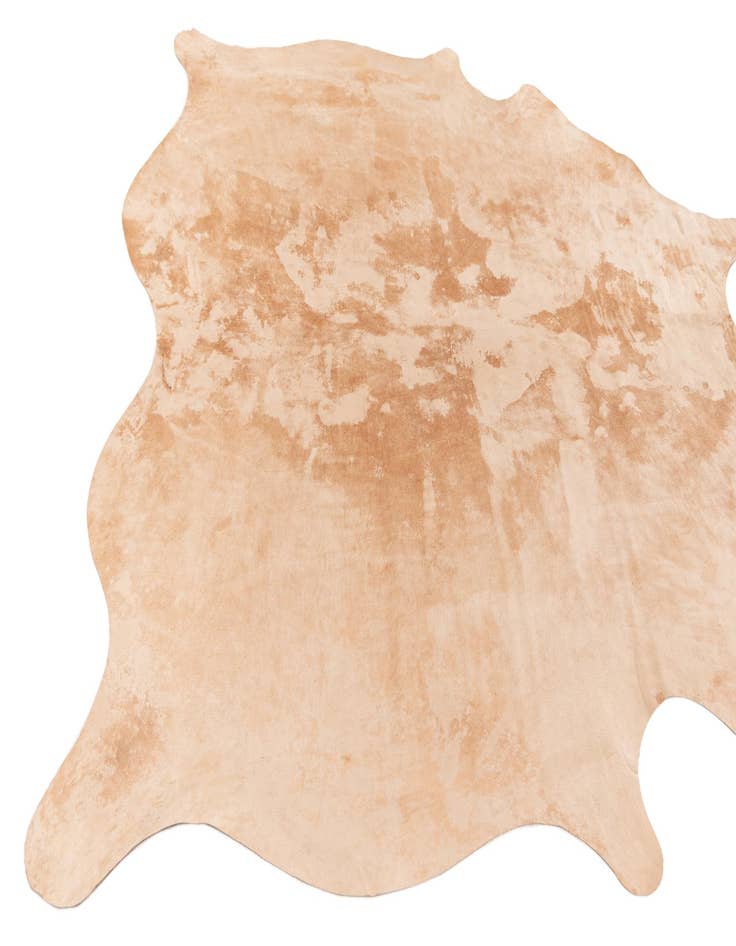 Detail image of  6' 2 x 6' 6 Cowhide Leather Square Rug