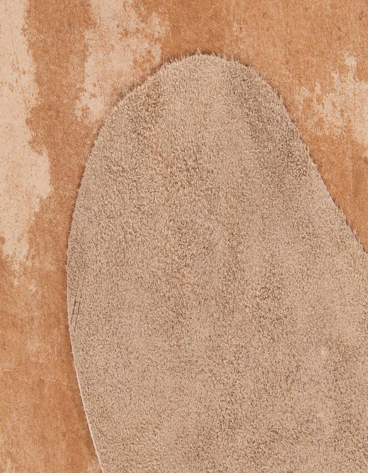 Detail image of  6' 2 x 6' 6 Cowhide Leather Square Rug