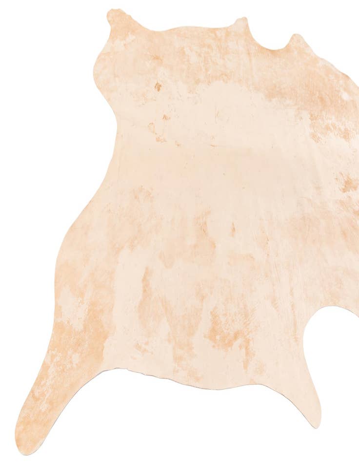 Detail image of  6' 4 x 6' 11 Cowhide Leather Square Rug